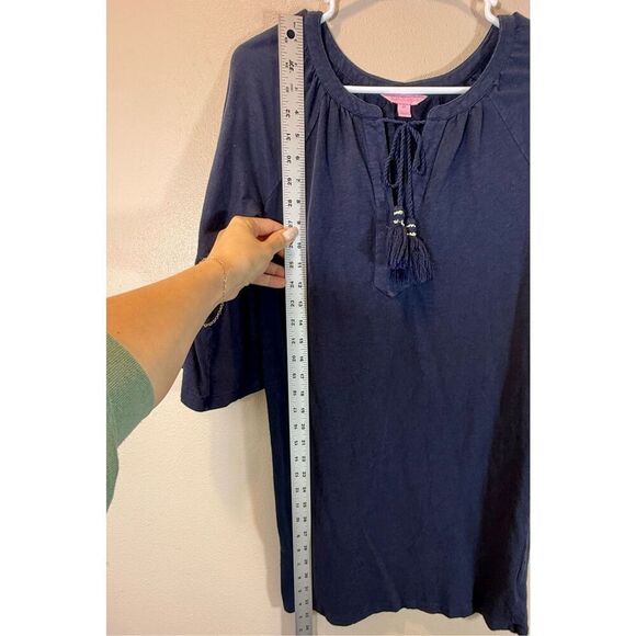 Lilly Pulitzer Del Lago Lightweight Bell Sleeve Tunic Dress Women's XS - Picture 8 of 11